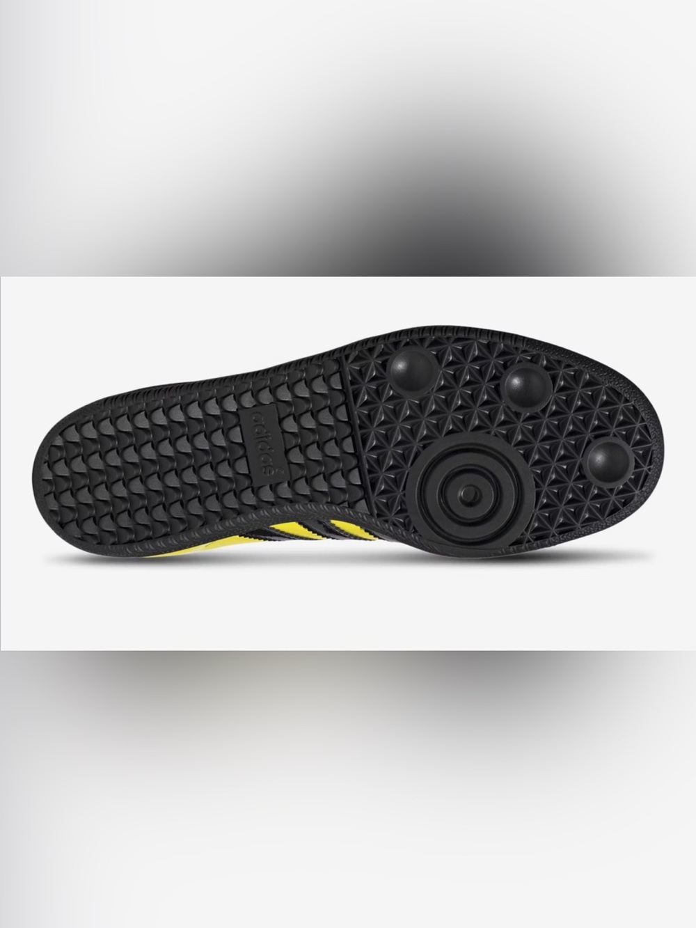 NIB [adidas] Samba Originals OG Sneakers Shoes Yellow/Black Women’s 5/5.5 Y4/4.5 - Picture 5 of 16